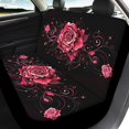 thumbnail image 4 of Pzuqiu Car Seat Covers Full Set Easy to Install Polyester, Compatible with Auto Seats SUV Seats, for Truck Cars, Rose, 4 of 10