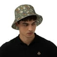 thumbnail image 4 of Kdxio Reflective Bucket Hat - Halloween Mummy Gnome Print Bucket Hat for Men,Women, 4 of 6