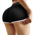 thumbnail image 2 of Pantalones Cortos de Yoga Zulema Cintura Alta Negro M, 2 of 7