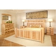 thumbnail image 3 of A-America Amish Highlands Solid Wood King Arch Panel Storage Bed in Natural, 3 of 14