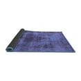 thumbnail image 2 of Ahgly Company Indoor Rectangle Solid Blue Modern Area Rugs, 7' x 9', 2 of 4