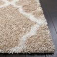 thumbnail image 3 of SAFAVIEH Tahoe Gerald Quatrefoil Shag Area Rug, 9' x 12', Beige/White, 3 of 8