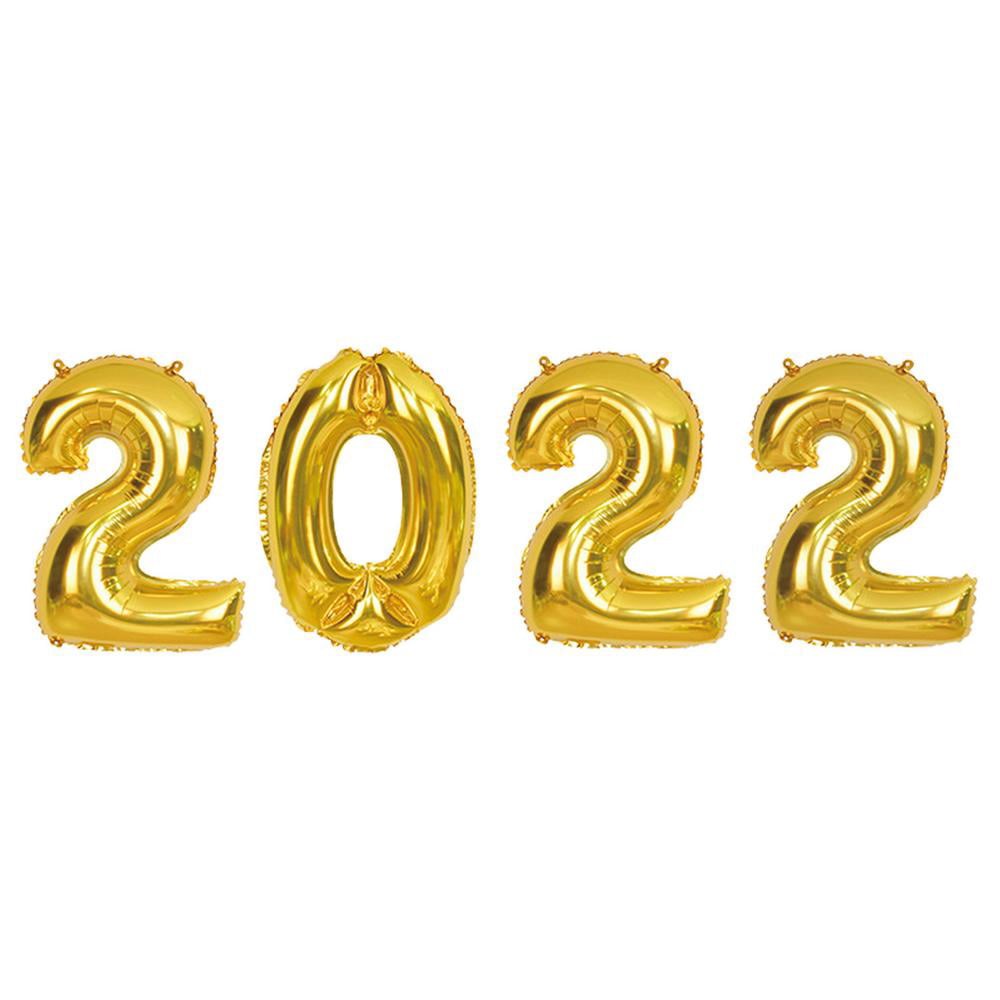 Gold Mylar Foil Number Balloons 40" 2019 Anniversary Graduation Birthday Decor
