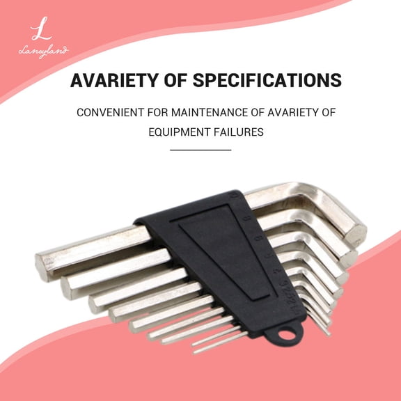 Wrench Set Allen Hexagon 2.5-12mm 8PCS/Set