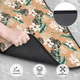 thumbnail image 5 of Uemuo Car Floor Mats - Tropical Leaves Flower Pattern Carpet Floor Mats for Cars, Auto Accessories Front & Rear Car Floor Foot Mat Sets of 4 Pieces, 5 of 6