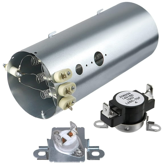 Monkemon 134792700 Dryer Heating Element, 137032600 Thermal Limiter and 3204267 Thermostat Compatible with Electrolux Frigidaire Dryers, Replacement PS2349309 AP4368653 AP4368739 PS2349395 and AP21314