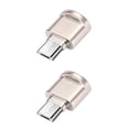 thumbnail image 1 of relayinert Portable Type -C / for Micro USB Card Reader Phone OTG Adapter Type -C Memory Card Reader For Golden 2Set, 1 of 6