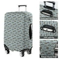 thumbnail image 5 of Blue Cartoon Unicorn Rainbow Pattern Luggage Cover Fashion Suitcase Cover Baggage Covers Fit 25-28 Inch Luggage (Go Travel), 5 of 5