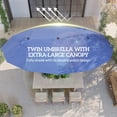 thumbnail image 4 of Outsunny 15ft Double-sided Patio Umbrella, Extra Large Outdoor Parasol, 4 of 10