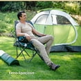 thumbnail image 4 of ARROWHEAD OUTDOOR Oversized Folding Camp Chair w/ Adjustable Double Sized Cup Holder, Mesh Sides, Inner Pockets, Carry Bag, 300 LBS Weight Capacity, 4 of 8