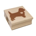 thumbnail image 1 of Cairn Terrier Dog with Heart Square Rubber Stamp Stamping Scrapbooking Crafting - Small 1.25in, 1 of 7