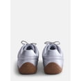 thumbnail image 2 of Weekend Academy Girls Beaded Bow Embellished Low Profile Jogger Sneakers, 2 of 5