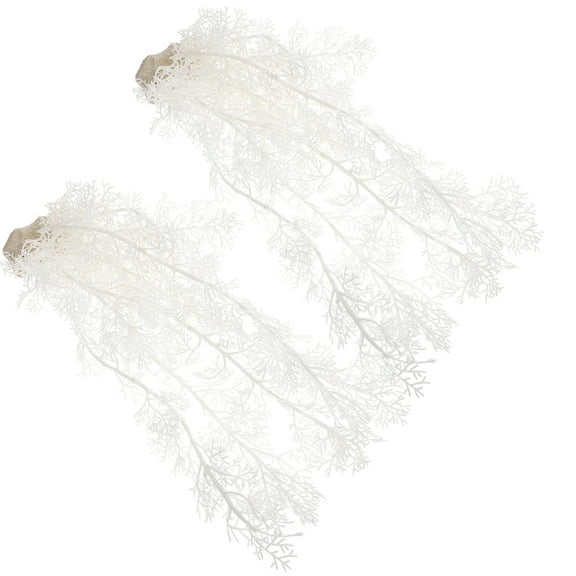 2 Pcs Fish Tank Simulation Aquatic Plant Decor Plants for Aquarium Landscaping Artificial