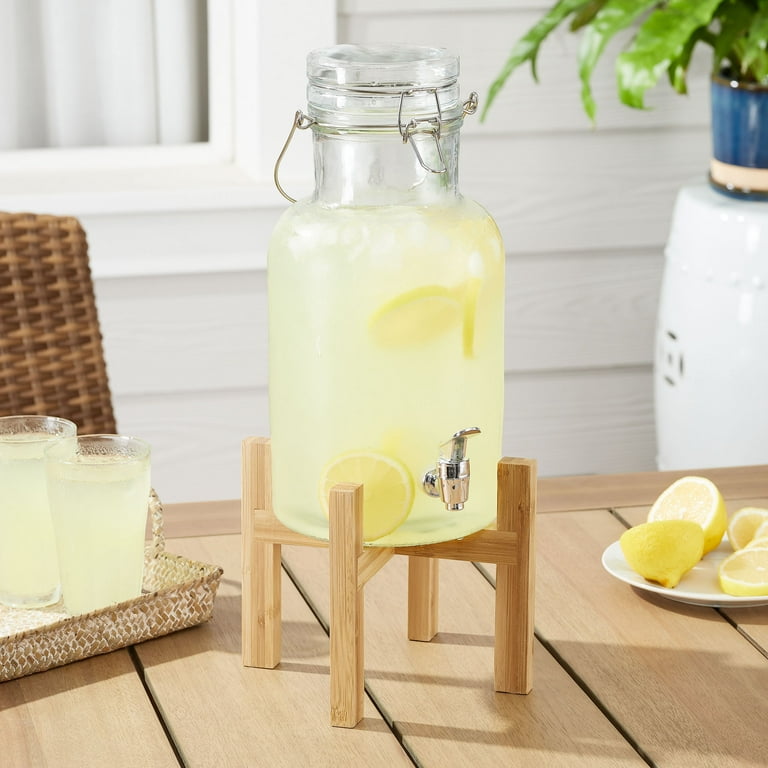 Summer Drinking Utensils Transparent Beverage Juice Tank With Tap