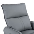 thumbnail image 3 of Rocking Recliner Chair | 360° Swivel, Rocking & Reclining for Living Room, Nursery | Soft PU Surface with High - Density Sponge Cushions | Easy - to - Clean and Sturdy for Heavy Users, 3 of 3