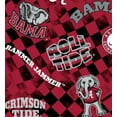 thumbnail image 2 of Official Licensed University of Alabama Cotton Quilting Fabric-Check Allover Fabric by the Yard, 2 of 3