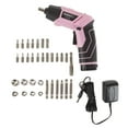 thumbnail image 3 of Pivoting Screwdriver 45 Pc. Set-Pivoting Cordless Power Tool with Rechargeable 3.6V Lithium Battery LED Lights Bits Sockets and Case by Stalwart, 3 of 8