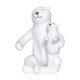 thumbnail image 1 of Estante de almacenamiento de vino de oso creativo, estatua, soporte de champán de animales, estante de escultura decorativa para decoración hogar Blanco Sunnimix Estante, 1 of 8