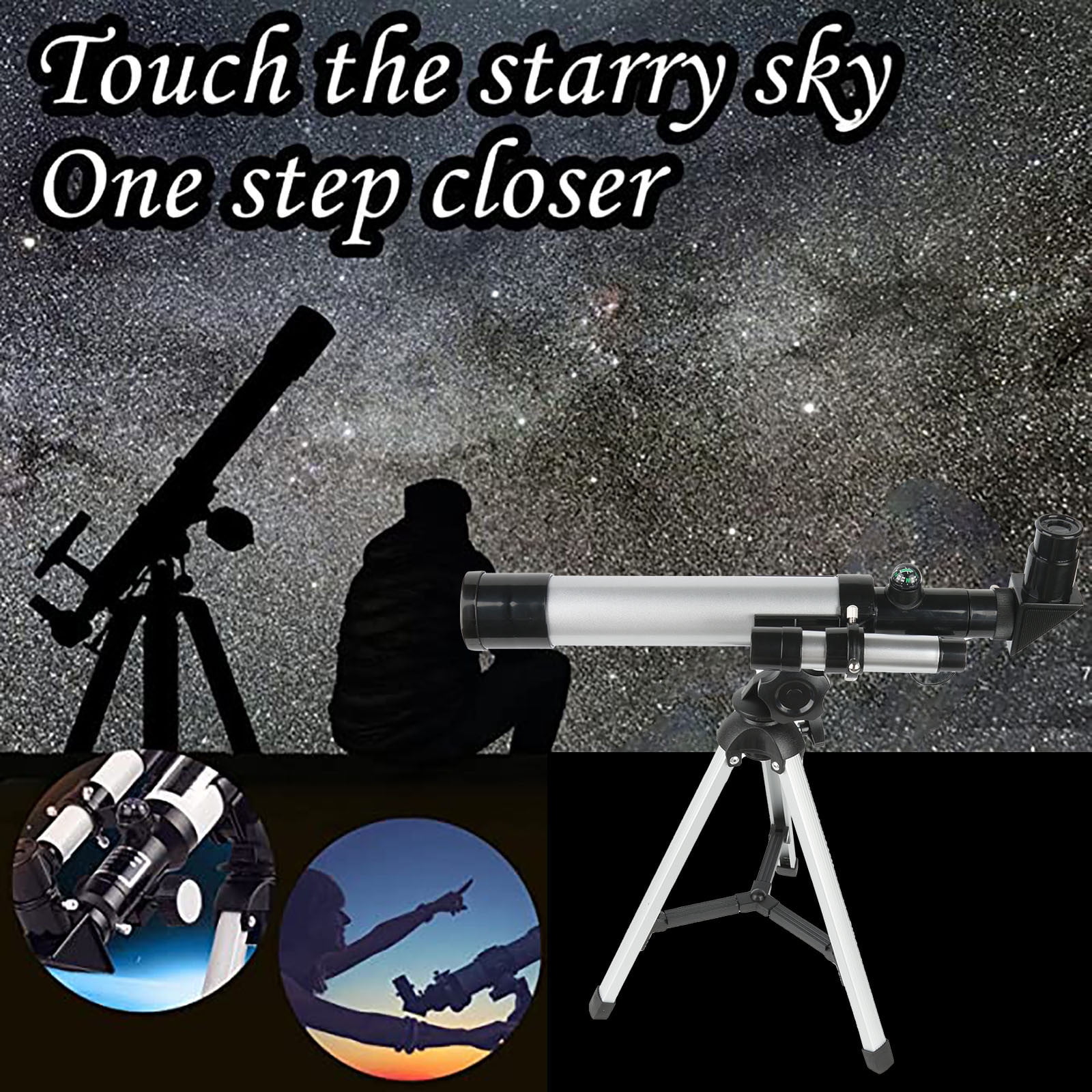 EJWQWQE Adult Astronomical Telescope Refracting Telescope 400mm Focal