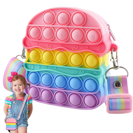 ZIMFANQI Pop It Fidget Toy Jumbo Big Pop Its Game Board Giant Simple Dimple Fidgets Popper Rainbow Huge Push Popping Bubble Sensory Toys for Girls Boys Adults Stress Relief Parent-Child Time