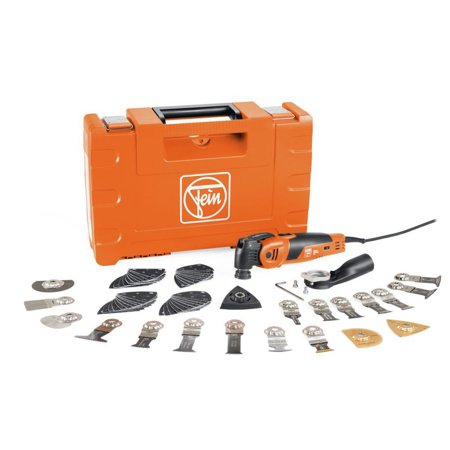 UPC: 4014586893426 | Fein 72296861090 MULTIMASTER MM 700 MAX Top 3.7 Amp Variable Speed Corded Oscillating Multi-Tool