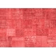 thumbnail image 1 of Ahgly Company Indoor Rectangle Patchwork Red Transitional Area Rugs, 7' x 9', 1 of 4
