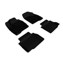 3D MAXpider Custom Fit Kagu Floor Mat (Black) Compatible with Chevrolet Impala 2006-2013 / Impala Limited 2014-2015 - R1 R2