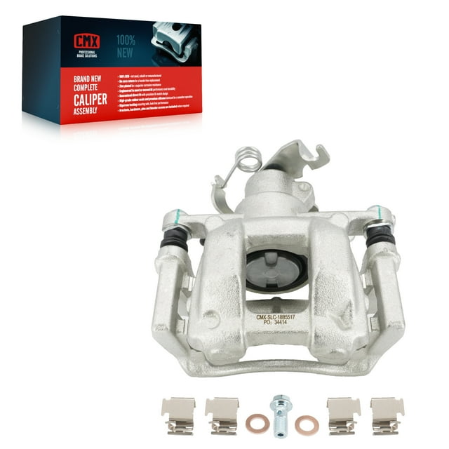 CMX Rear Left (Driver Side) Disc Brake Caliper SLC-18B5517 for Car 2015-2019 Ford Transit-250 Transit-150 Transit-350 HD
