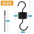 thumbnail image 5 of Ant Moat for Hummingbird Feeders,Ant Guard Keeps Ants Away from Feeders,Rustproof S Hooks for Outdoor Yard Hanging Feeders,Black 6 Hooks with 6 Brushes and 6 Hanging Chain, 5 of 7