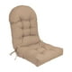 thumbnail image 2 of Cojín para silla con respaldo alto, cojín para silla, cojín para tumbona Caqui, 2 of 9