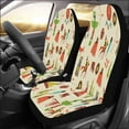 thumbnail image 2 of ZHANZZK Set of 2 Car Seat Covers Tribal Indigenous Universal Auto Front Seats Protector Fits for Car,SUV Sedan,Truck, 2 of 4