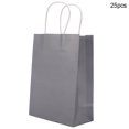 thumbnail image 3 of Bolsa De Dulces, Bolsa De Papel Kraft Duradera De 6,30 X 8,58 X 3,15 Pulgadas, Con Asa, 25 Piezas Para Fiestas Salientes, Ir De Compras, Picnic YLSHRF Kraft Paper, 3 of 8