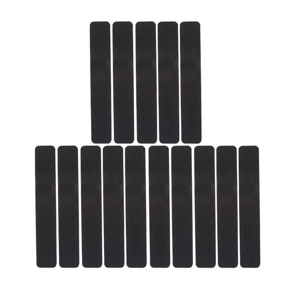 LULULION 15pcs Waterproof Floor Grip Tape Frosted Tape Black for Stairs