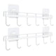 thumbnail image 1 of Ganchos De Pared Adhesivos, Riel De Cocina, Soporte Para Utensilios Que Ahorra Espacio, 2 Blancos, 1 of 6