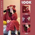 thumbnail image 1 of Donald Duck Lotso Cinnamorolls Mujeres Pijama Ropa de dormir Bata para mujeres Ropa de noche Cálido Coral Velvet Mujeres Pijamas de invierno Dormirsolo engrosamiento de túnica 3SG Deng Xun unisex, 1 of 2
