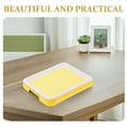 thumbnail image 3 of IFANLANDOR Chinchilla Owners Rectangular Rabbit Litter Box Yellow Plastic 1Set, 3 of 8