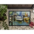 thumbnail image 3 of Carolines Treasures JMK1085JMAT Yellow boat II Sailboat Door Mat Indoor Rug or Outdoor Welcome Mat 24x36 Doormat  36"L x, 3 of 4