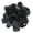 Black, variant on Ultimate Confetti - Turquoise Tissue Paper Streamers - 20 Rolls (1" x 30')