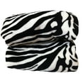 thumbnail image 5 of Zebra Black and White Soft Warm Throw Animal Printed Flannel Fleece Bed Blanket Bedding, 5 of 7