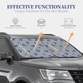 thumbnail image 5 of Uemuo Anchors And Steering Wheel Printed 2 PCS Car Windshield Sun Shade, Auto Sun Heat and UV Rays Blocker, Foldable Automotive Front Window Sunshade Protector, 5 of 7
