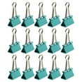 thumbnail image 5 of JAM Paper Colorful Binder Clips, Medium, 1 1/4 inch (32 mm), Teal Blue, 15/Pack, 5 of 5