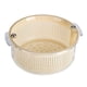 thumbnail image 3 of Cesta para Lavado de Verduras, Segura PET PP, Tazón y colador para Secado y Lavado de Frutas de Gran Capacidad para Cocina, Transparente y Blanco Crema, 3 of 12