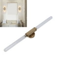 thumbnail image 4 of Zaqw Wall Sconce Gold Iron Glass Lampshade Hardwired G9 Light Source, 4 of 7