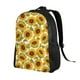 thumbnail image 2 of Fotbe Sunflowers Mochila de Viaje para Laptop, Mochila Ejecutiva Delgada y Resistente 15.6", 2 of 8