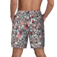 thumbnail image 2 of Lsque Mens Swim Trunks Daisies Flowers Pattern - Bathing Suit Compression Liner - Beach Swim Shorts Swimwear - (S-3XL) - Stretch Quick Dry -X-Large, 2 of 9