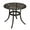 Bronze, variant on BAYUELSWU 23.6" Round Cast Aluminum Patio Bistro Table, Patio Dining Table with Umbrella Hole, All-Weather Outdoor Bar Table for Backyard, Garden, Patio, Porch (Bronze)