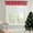 red, variant on 2 Panels Faux Silk Dual Color Splicing Sheer Window Valance for Kitchen, Café, Dining, and Bathroom, Rod Pocket Drapes