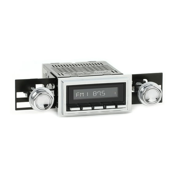 RetroRadio Compatible with 1969-73 Ford Mustang Features Include Bluetooth, HD, SiriusXM Ready, AM/FM LBC-M4-126-07-77F