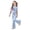 Light Blue 1, variant on DGMIOCS Girls Casual Outfit Featuring Flared Pants and Top for Everyday Wear â Comfortable Daily Set for Toddlers to Easy Care and Seasonal Versatility Black 9-10 Years