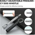 thumbnail image 6 of Dog Whistle,Dog Whistle to Stop Barking Neighbors Dog,Adjustable Ultrasonic Silent Dog Whistle,Professional Recall Dog Training Whistles,with Lanyard, 6 of 11